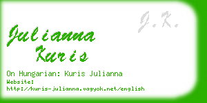 julianna kuris business card